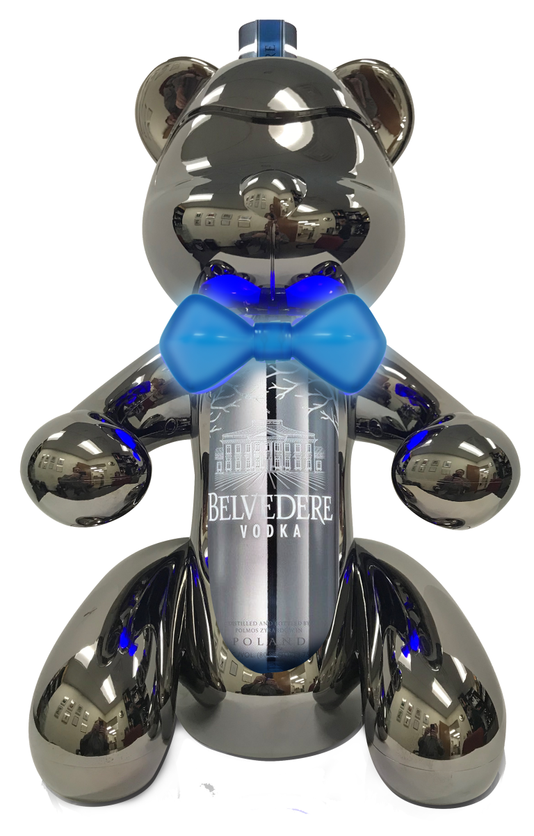 Belvedere Iconic 175 Bear and Bottle PNG