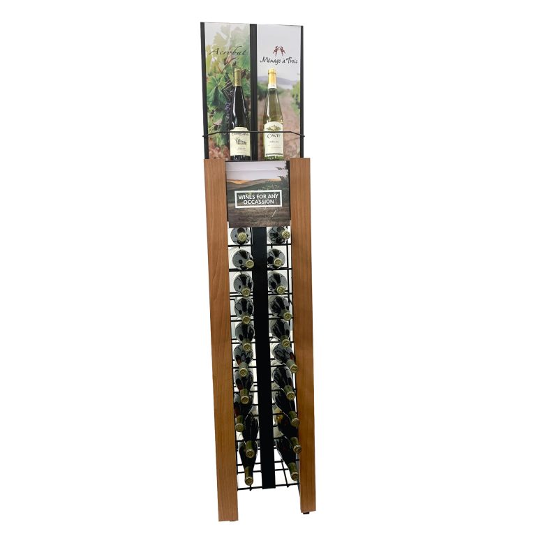 BV Wooden Wine Rack
