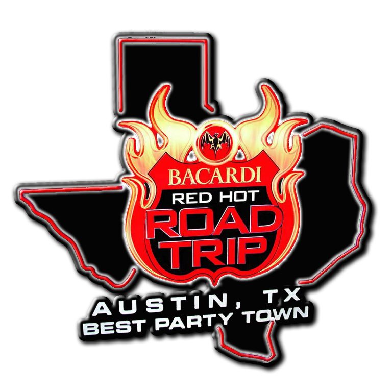 Bacardi road trip signage