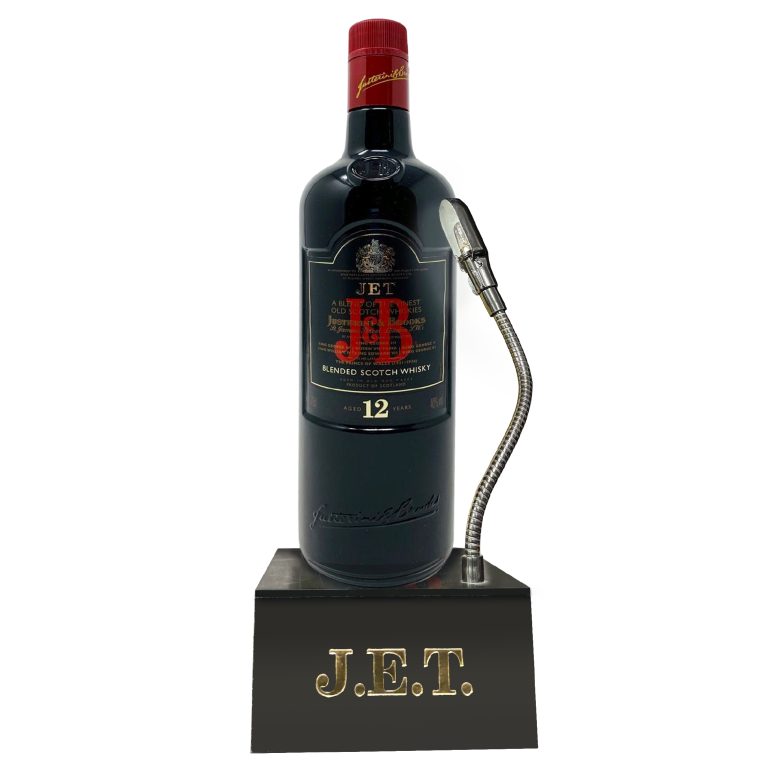 JB Jet Bottle On light box